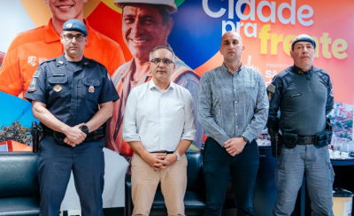 Parceria da Prefeitura de S&atilde;o Bernardo com a Pol&iacute;cia Militar vai fortalecer a&ccedil;&otilde;es de seguran&ccedil;a no munic&iacute;pio