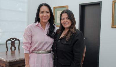 J&eacute;ssica Roberta se re&uacute;ne com primeira-dama do Estado para ampliar a&ccedil;&otilde;es sociais em Santo Andr&eacute;