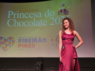 Amanda Alves &eacute; eleita Princesa do Chocolate 2026 de Ribeir&atilde;o Pires